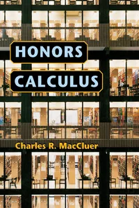 Honors Calculus_cover