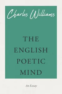 The English Poetic Mind_cover