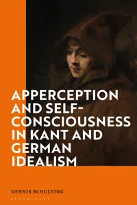 Apperception and Self-Consciousness in Kant and German Idealism_cover