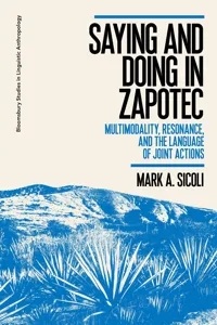 Saying and Doing in Zapotec_cover