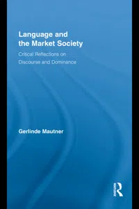 Language and the Market Society_cover