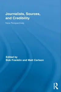 Journalists, Sources, and Credibility_cover