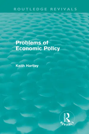 Problems of Economic Policy (Routledge Revivals)