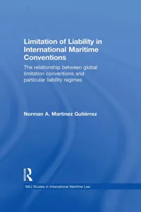 Limitation of Liability in International Maritime Conventions_cover