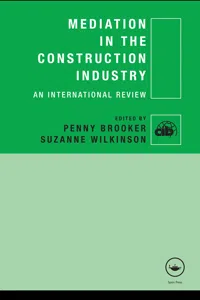 Mediation in the Construction Industry_cover