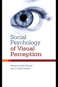 Social Psychology of Visual Perception_cover