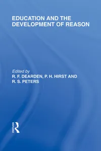 Education and the Development of Reason_cover