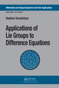 Applications of Lie Groups to Difference Equations_cover