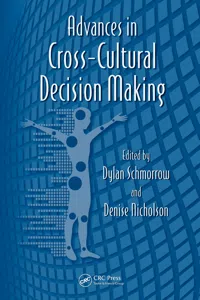 Advances in Cross-Cultural Decision Making_cover