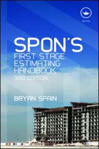 Spon's First Stage Estimating Handbook_cover