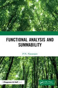 Functional Analysis and Summability_cover