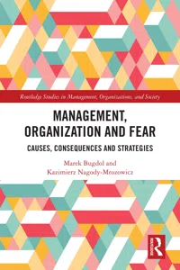 Management, Organization and Fear_cover