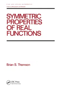 Symmetric Properties of Real Functions_cover