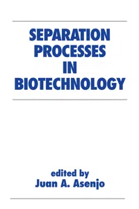 Separation Processes in Biotechnology_cover