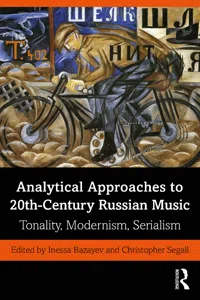 Analytical Approaches to 20th-Century Russian Music_cover