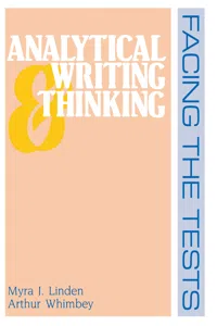 Analytical Writing and Thinking_cover