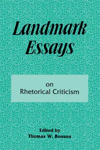 Landmark Essays on Rhetorical Criticism_cover