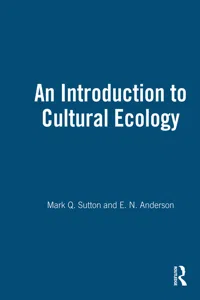 An Introduction to Cultural Ecology_cover