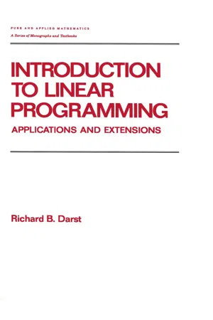 Introduction to Linear Programming