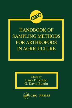 Handbook of Sampling Methods for Arthropods in Agriculture