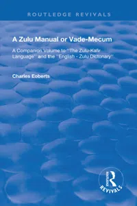 A Zulu Manual or Vade-Mecum_cover