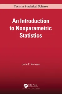 An Introduction to Nonparametric Statistics_cover