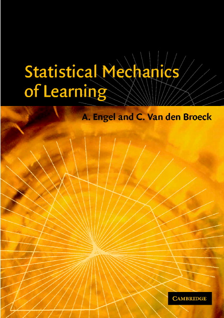 PDF] Statistical Mechanics of Learning by A. Engel | 9780521773072