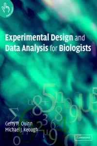Experimental Design and Data Analysis for Biologists_cover