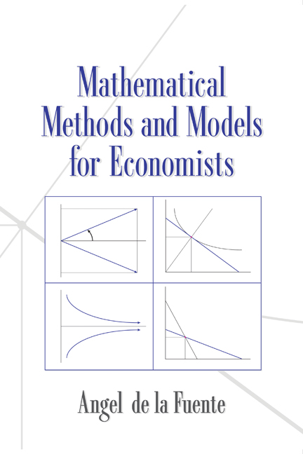 ビジネス・経済 Mathematical Methods and Models for Econ PDF] Mathematical Methods and Models for Economists by Angel