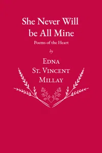 She Never Will be All Mine - Poems of the Heart_cover