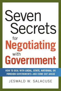 Seven Secrets for Negotiating with Government_cover