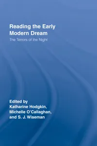 Reading the Early Modern Dream_cover