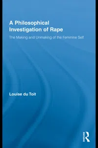 A Philosophical Investigation of Rape_cover