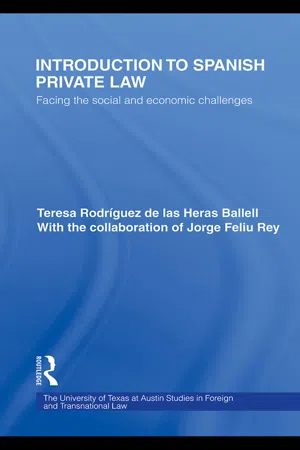 Introduction to Spanish Private Law