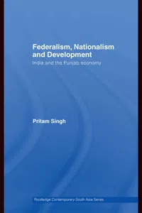 Federalism, Nationalism and Development_cover