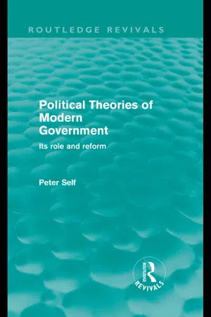 Political Theories of Modern Government (Routledge Revivals)