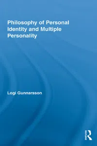 Philosophy of Personal Identity and Multiple Personality_cover