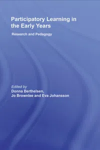 Participatory Learning in the Early Years_cover