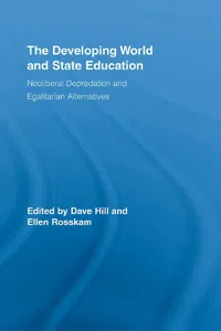 The Developing World and State Education_cover