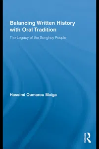 Balancing Written History with Oral Tradition_cover