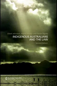 Indigenous Australians and the Law_cover