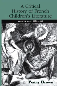 A Critical History of French Children's Literature_cover