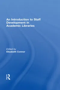 An Introduction To Staff Development In Academic Libraries_cover