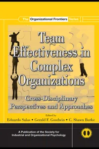 Team Effectiveness In Complex Organizations_cover