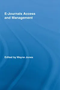 E-Journals Access and Management_cover