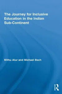 The Journey for Inclusive Education in the Indian Sub-Continent_cover