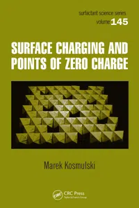 Surface Charging and Points of Zero Charge_cover