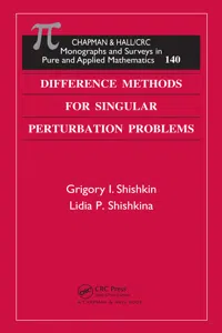 Difference Methods for Singular Perturbation Problems_cover
