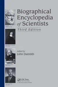 Biographical Encyclopedia of Scientists_cover