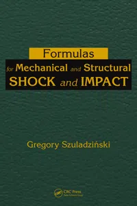 Formulas for Mechanical and Structural Shock and Impact_cover